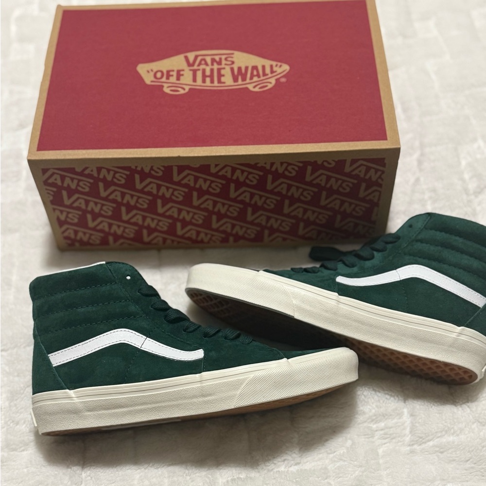 Vans Forest Green High-Top Sneakers NIB